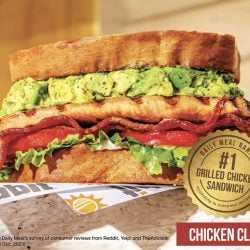 One Chicken Club Sandwich